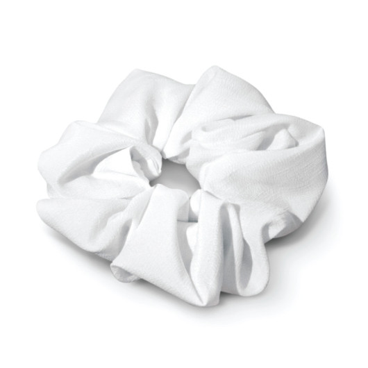 Sublimated Hair Scrunchies Branded White